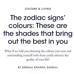 Zodiac Signs Colours Explanation